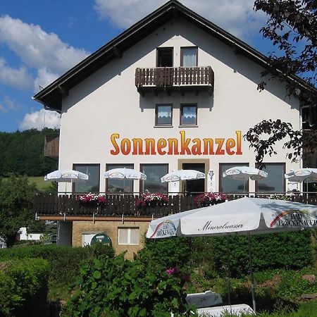 Cafe Pension Sonnenkanzel Staatsbad Bruckenau Bagian luar foto