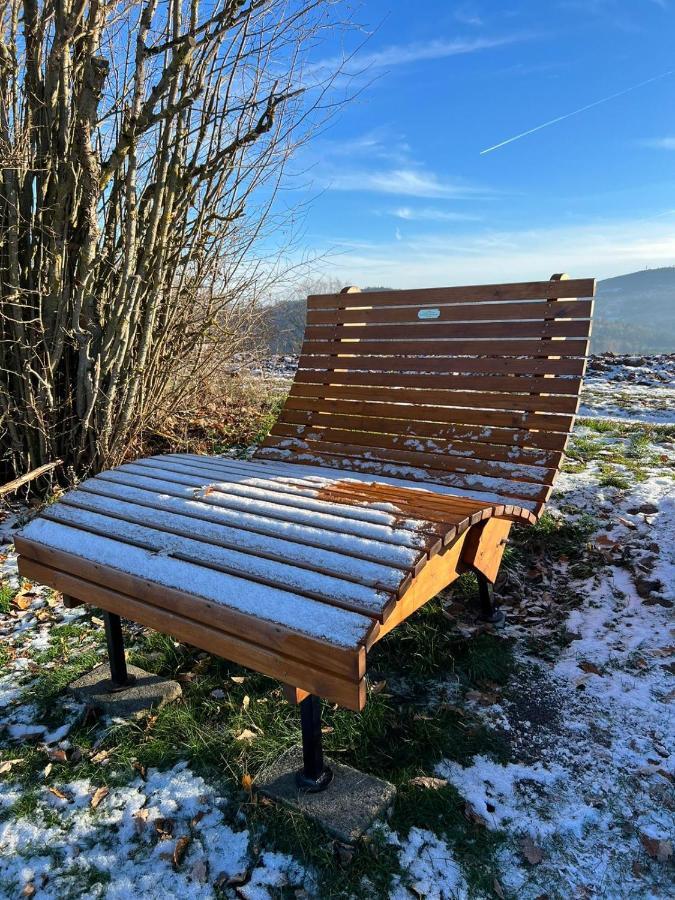 Cafe Pension Sonnenkanzel Staatsbad Bruckenau Bagian luar foto