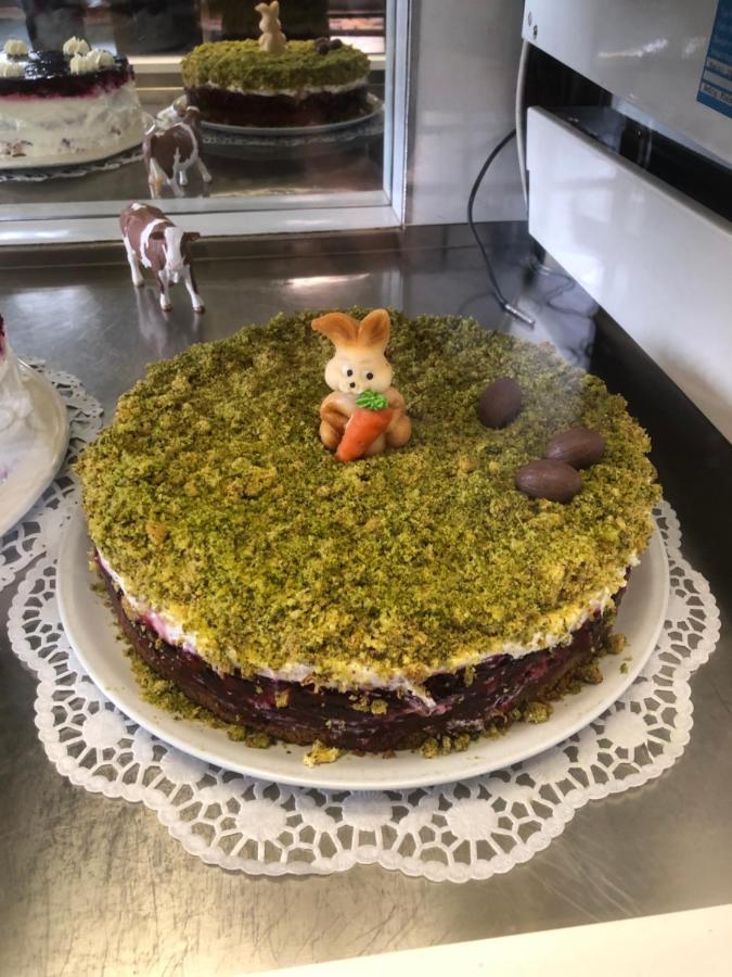 Cafe Pension Sonnenkanzel Staatsbad Bruckenau Bagian luar foto