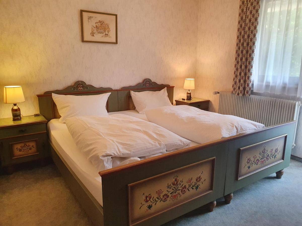 Cafe Pension Sonnenkanzel Staatsbad Bruckenau Bagian luar foto