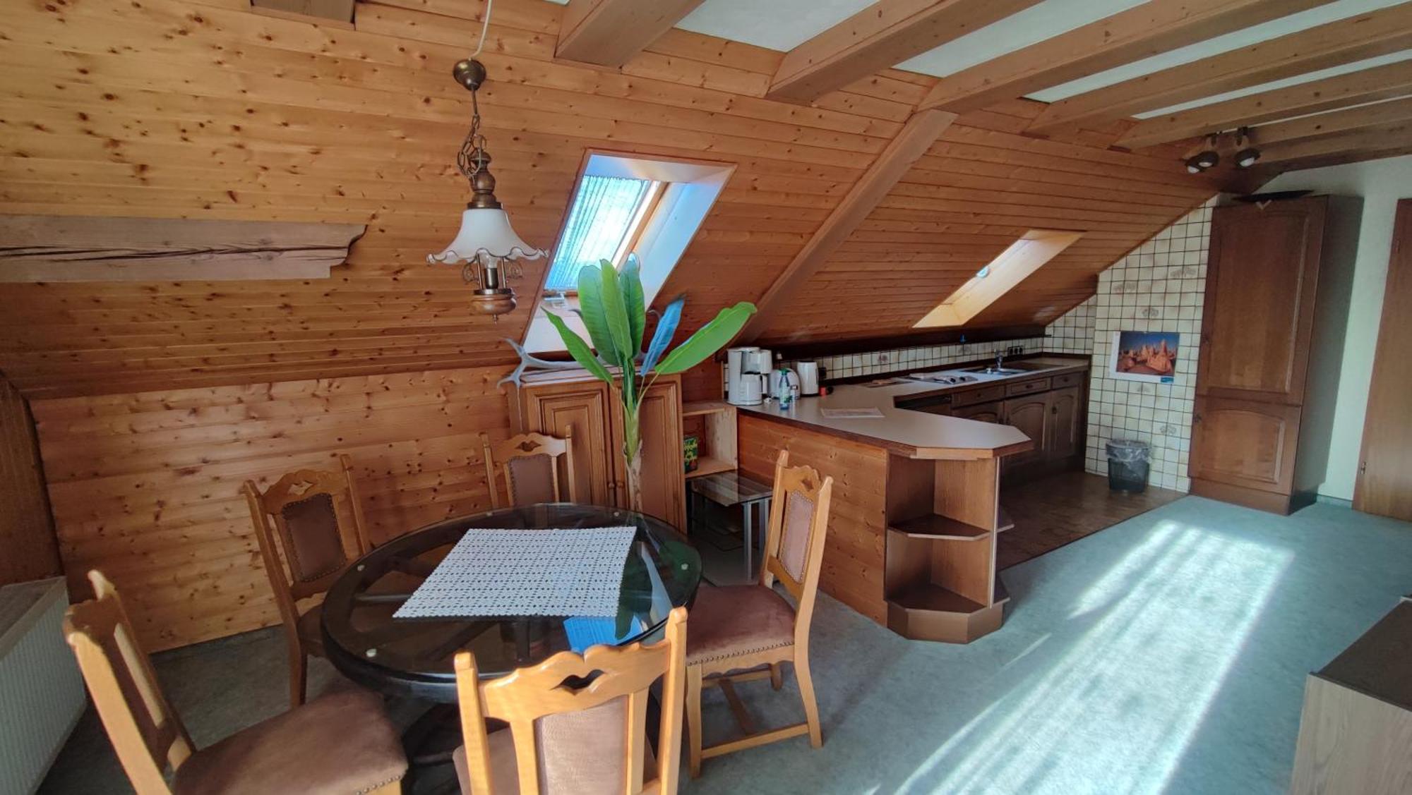 Cafe Pension Sonnenkanzel Staatsbad Bruckenau Bagian luar foto