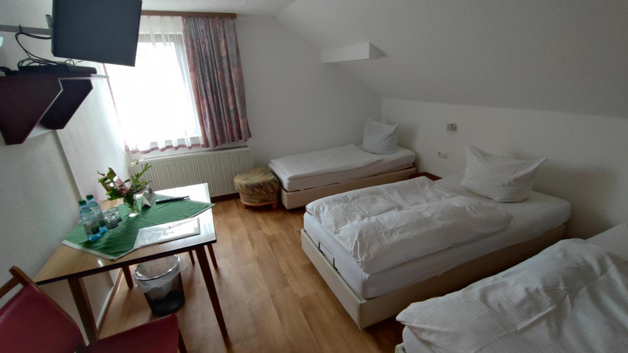 Cafe Pension Sonnenkanzel Staatsbad Bruckenau Bagian luar foto