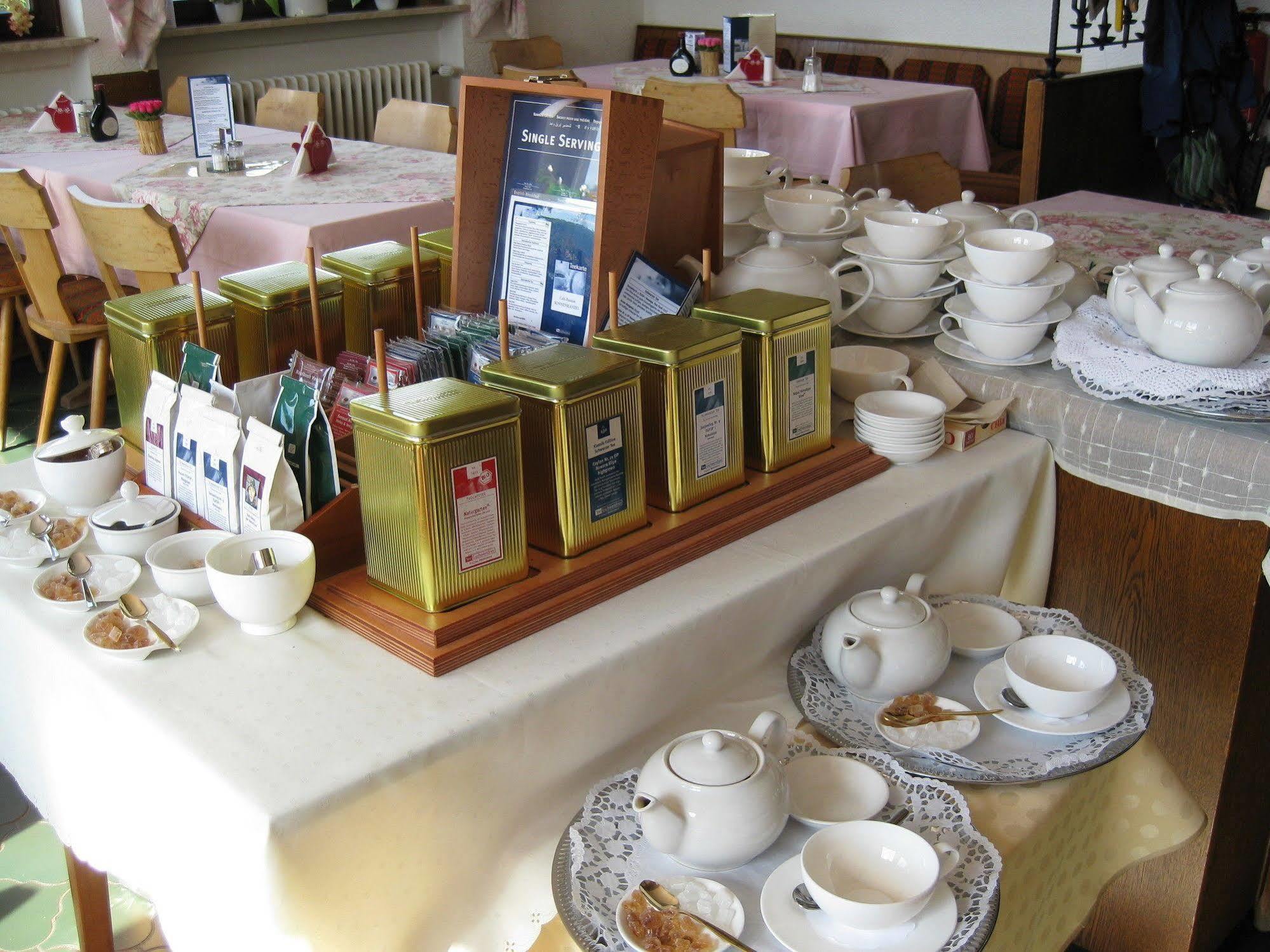 Cafe Pension Sonnenkanzel Staatsbad Bruckenau Bagian luar foto